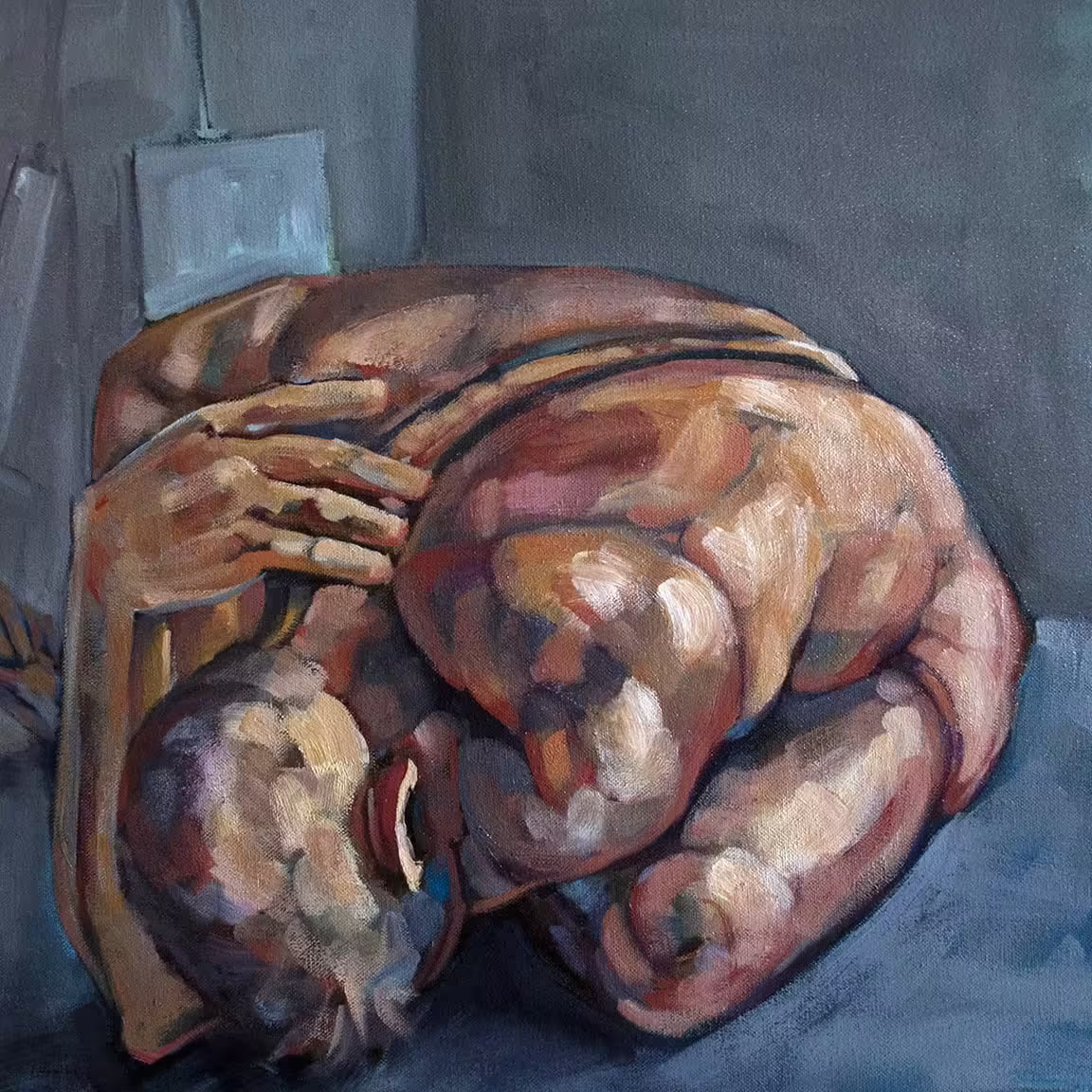 Crouched On Depression
