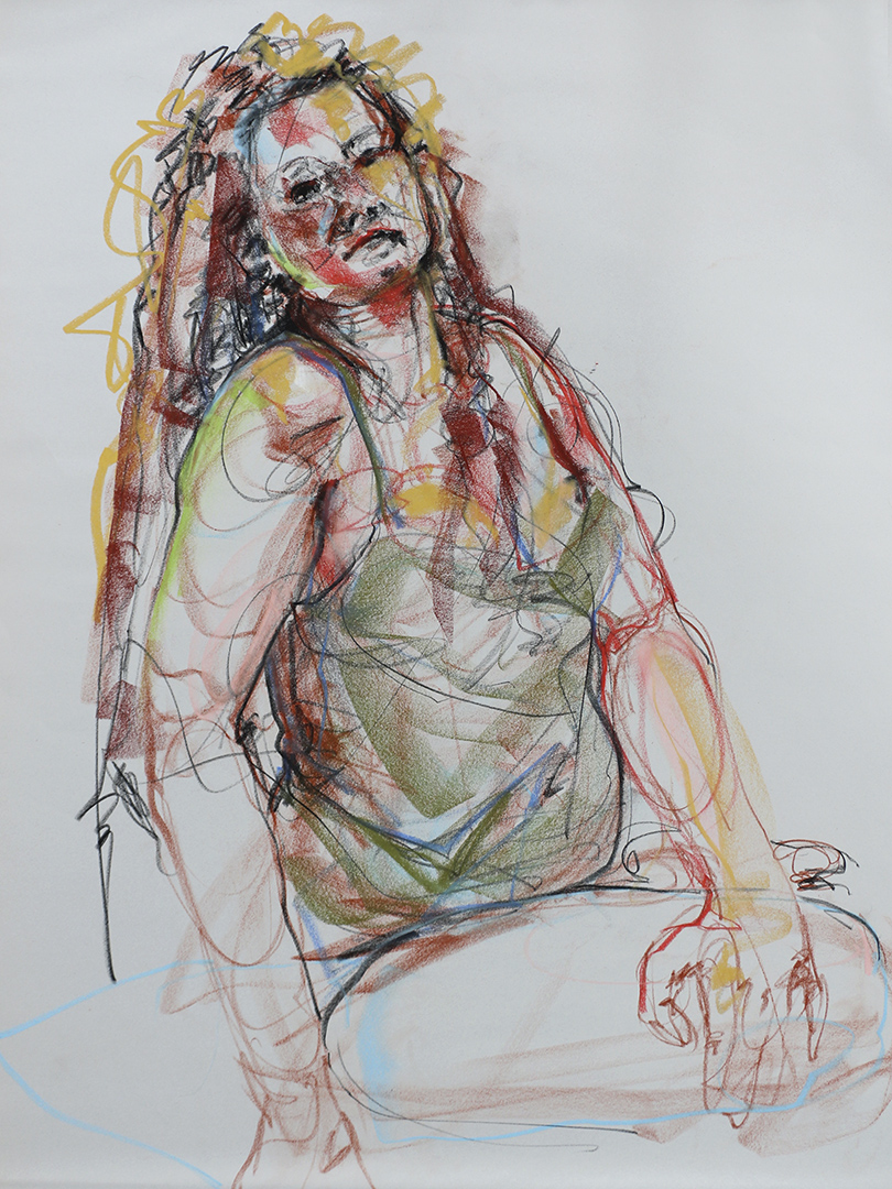 Green Tank – Life Drawing and Sketches – Kathryn Kaiser