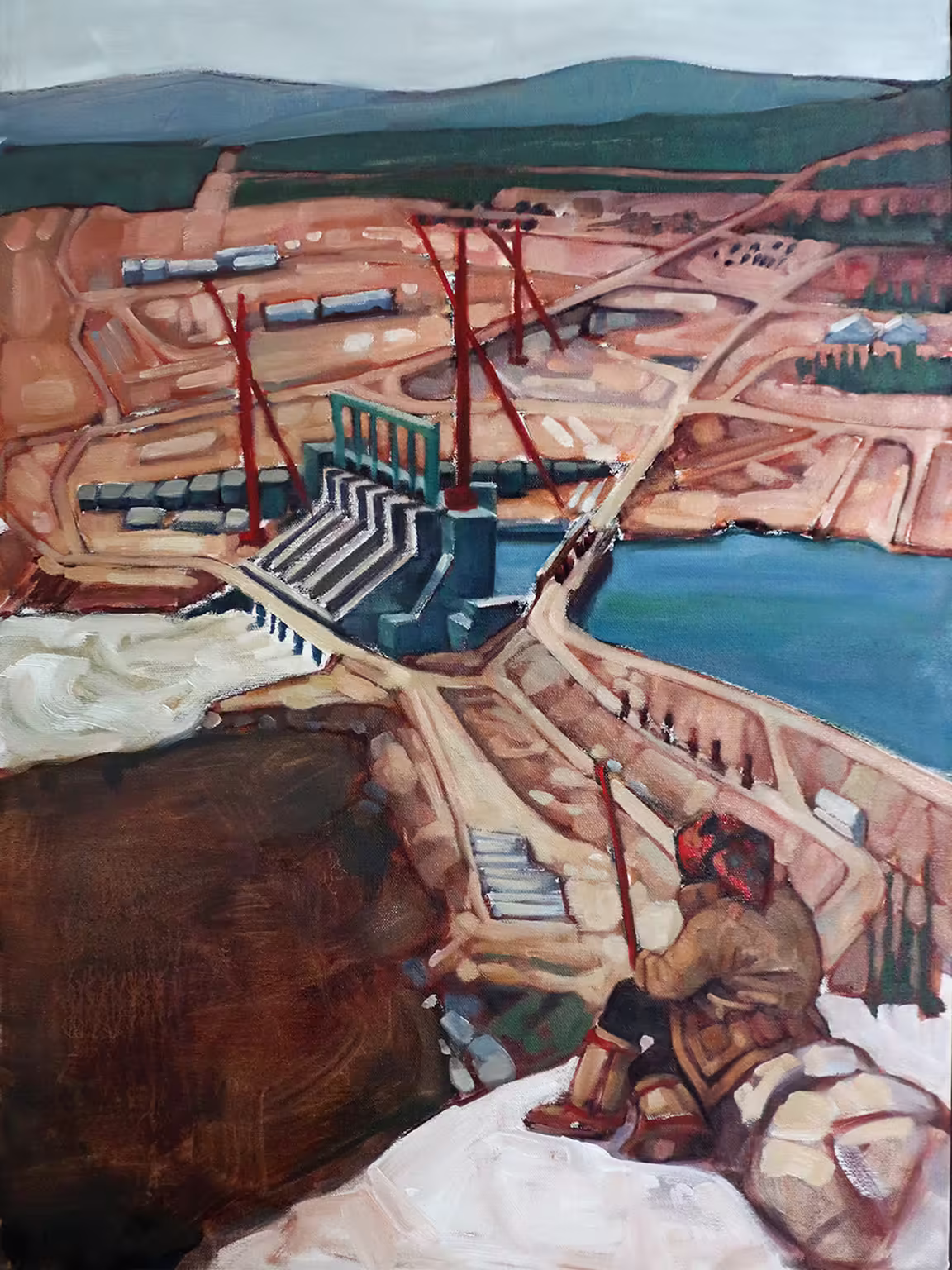 Muskrat Falls Dam (Sketch)