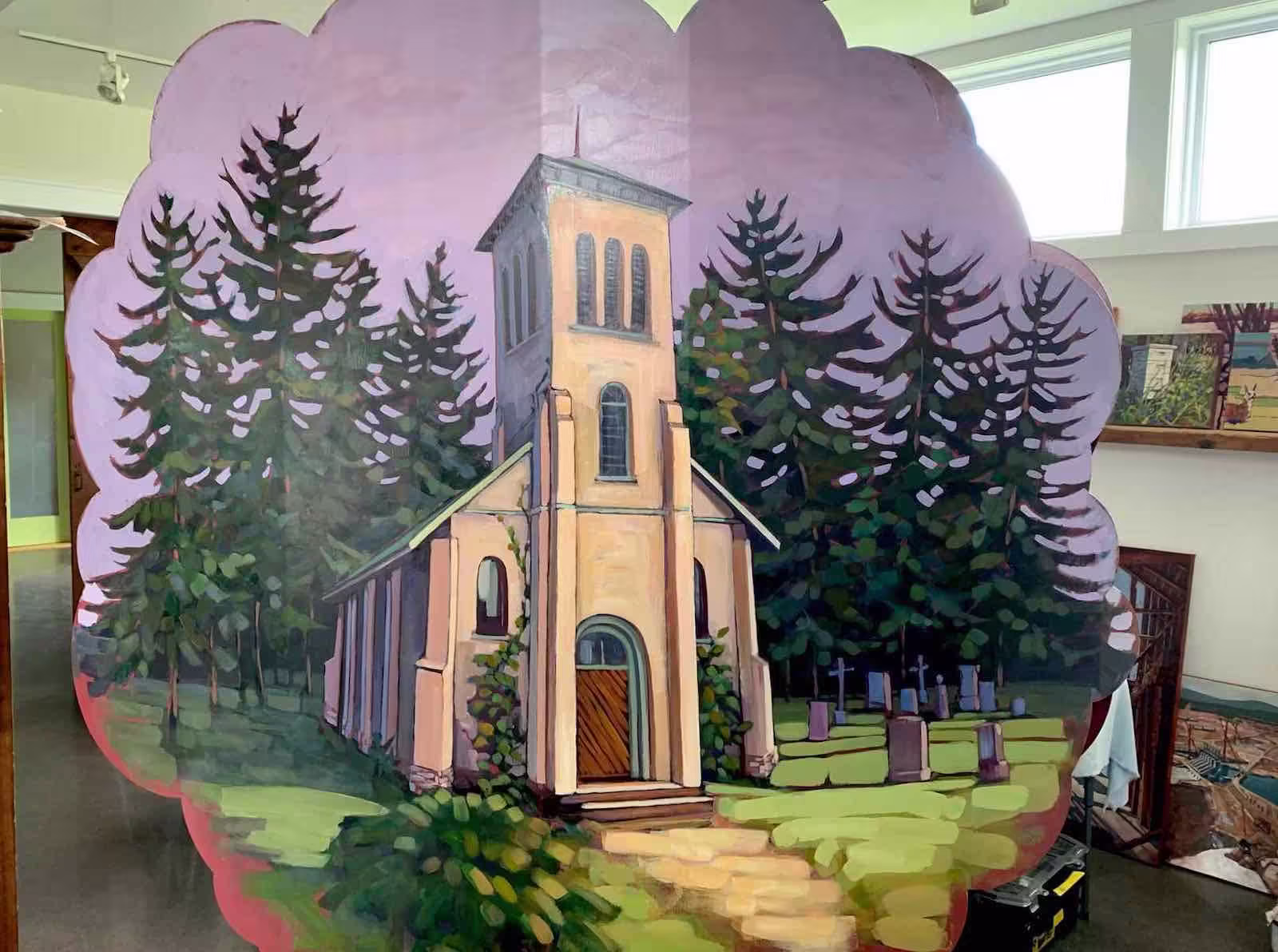  the packed earth St Thomas Anglican Church