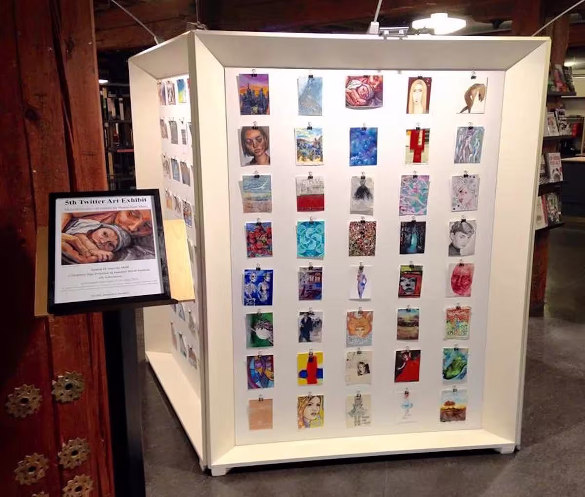 Twitter Art Exhibit Front Display