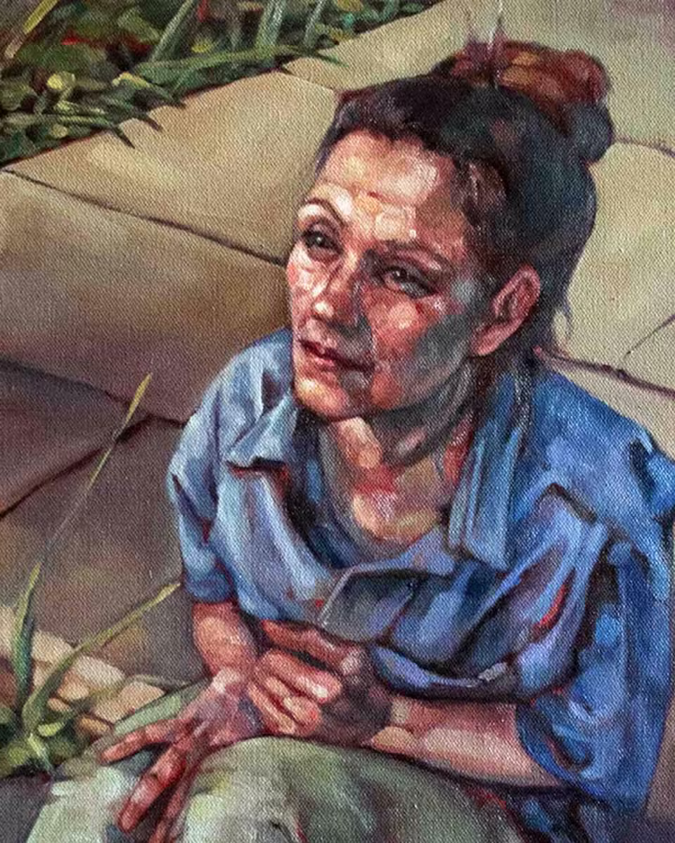 Un-Entitled (Detail) Oil on canvas