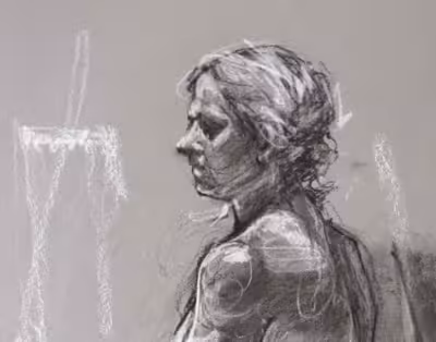 Grey Detail | Life Drawing | Kathryn Kaiser
